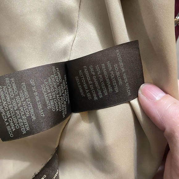 Coach Women's Quitled‎ Barn snap Jacket Maroon Size Small - Picture 10 of 10